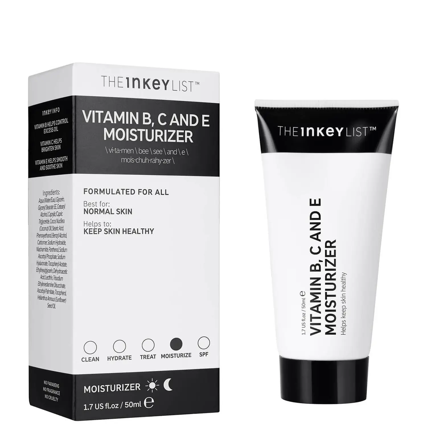 The INKEY List Vitamun B, C and E Moisturizer 50ml_1