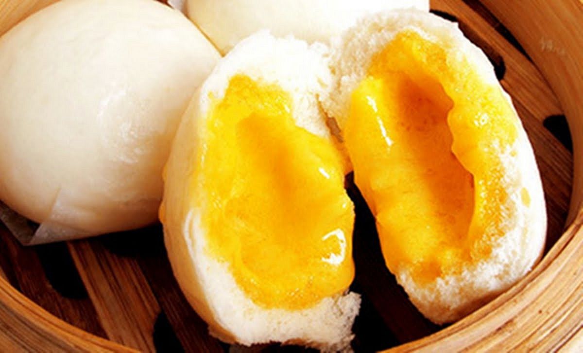 Custard Steamed Sweet Buns  奶黄包  (4 or 8 pcs)_0