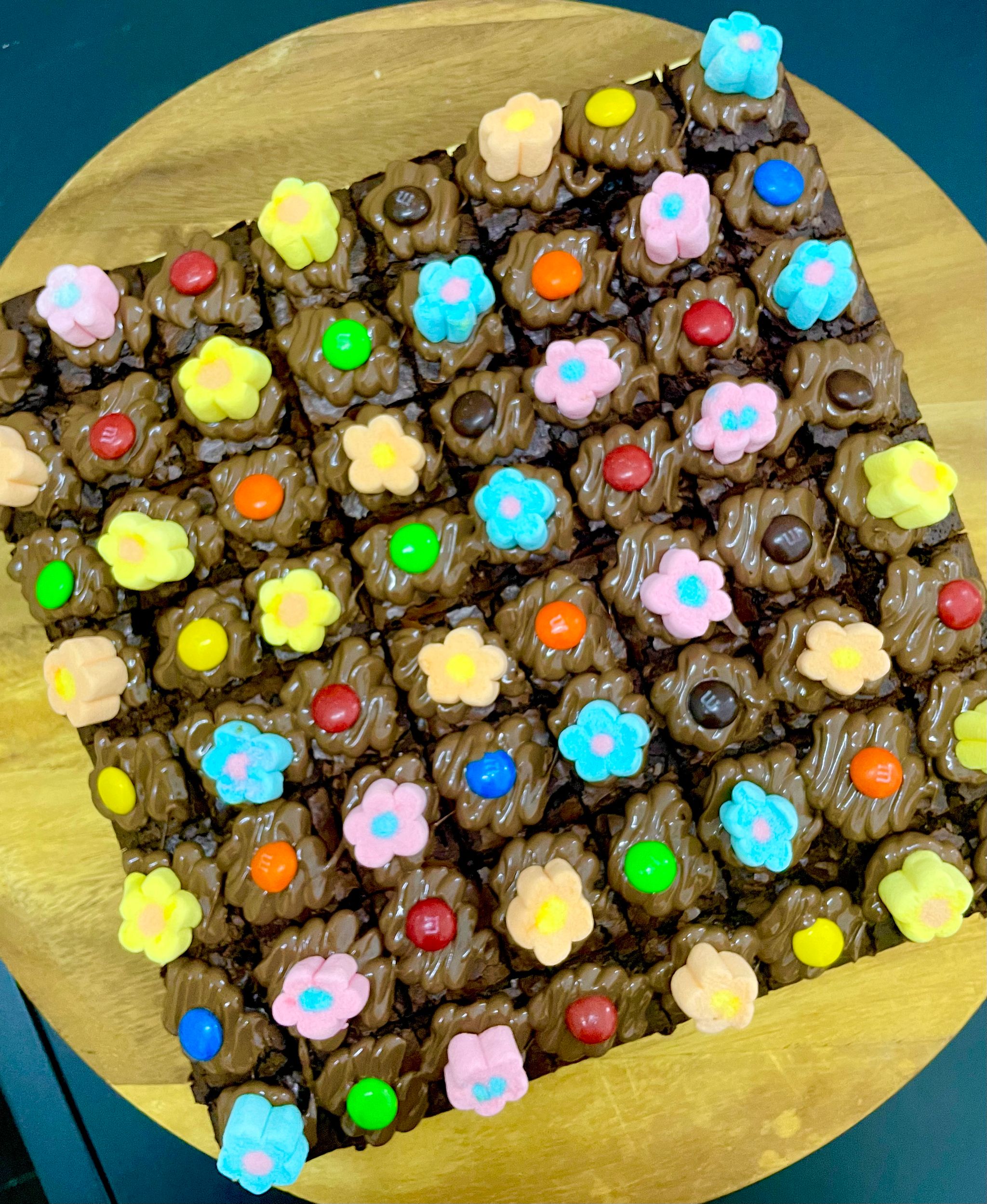 10inch Sq Nutella Marshmallow Brownie_0