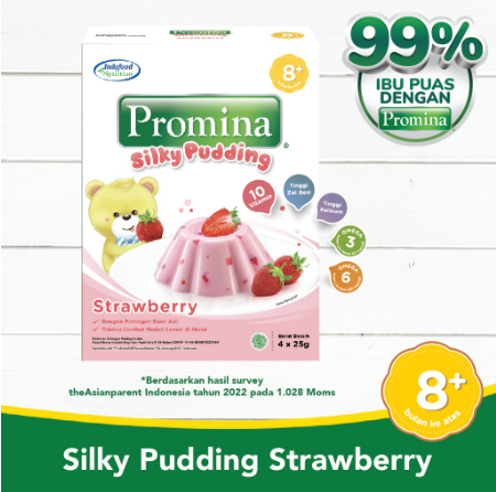 Promina Silky Pudding Strawberry (100gr)_0