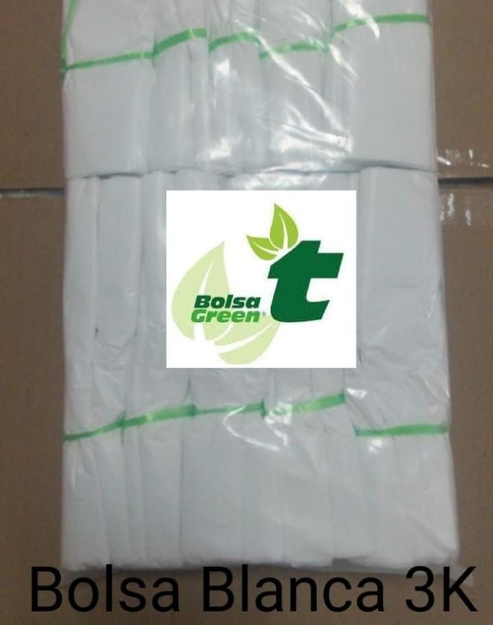Paquete de Bolsas Blancas 3K Green T_0