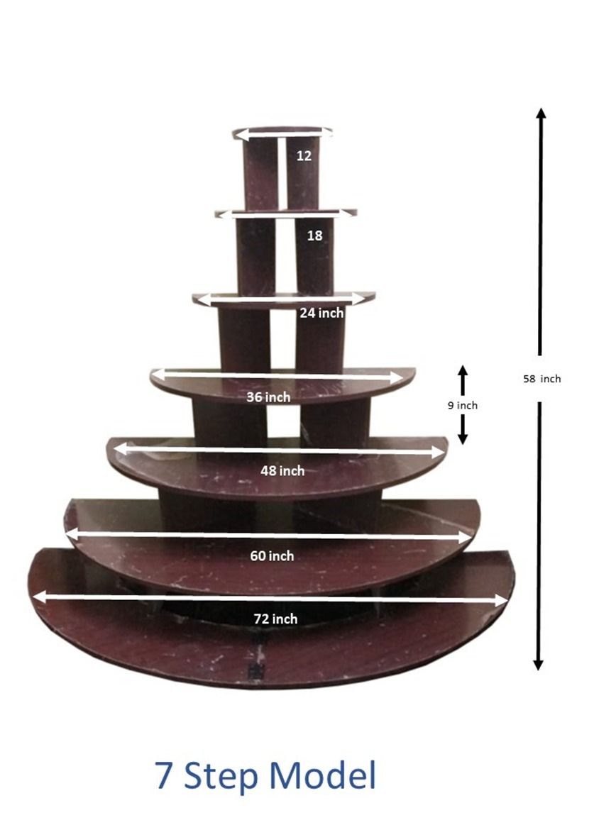 CP07 - Semi Circular Golu Padi/Steps - 7 steps - Collapsible_1