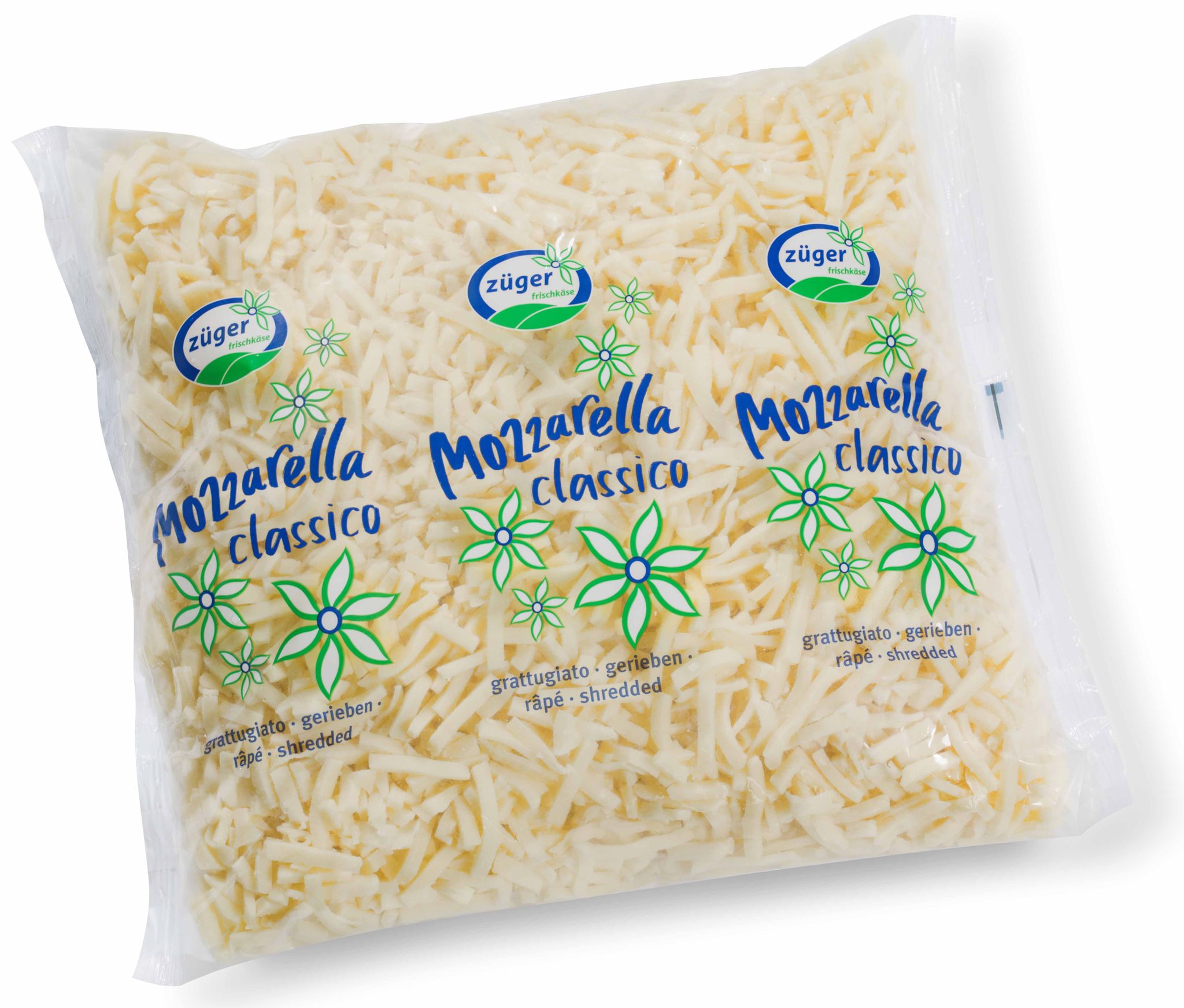 ZUGER MOZZARELLA 42% FDM GRATED (CUBE) 2KG PER PACKET_0