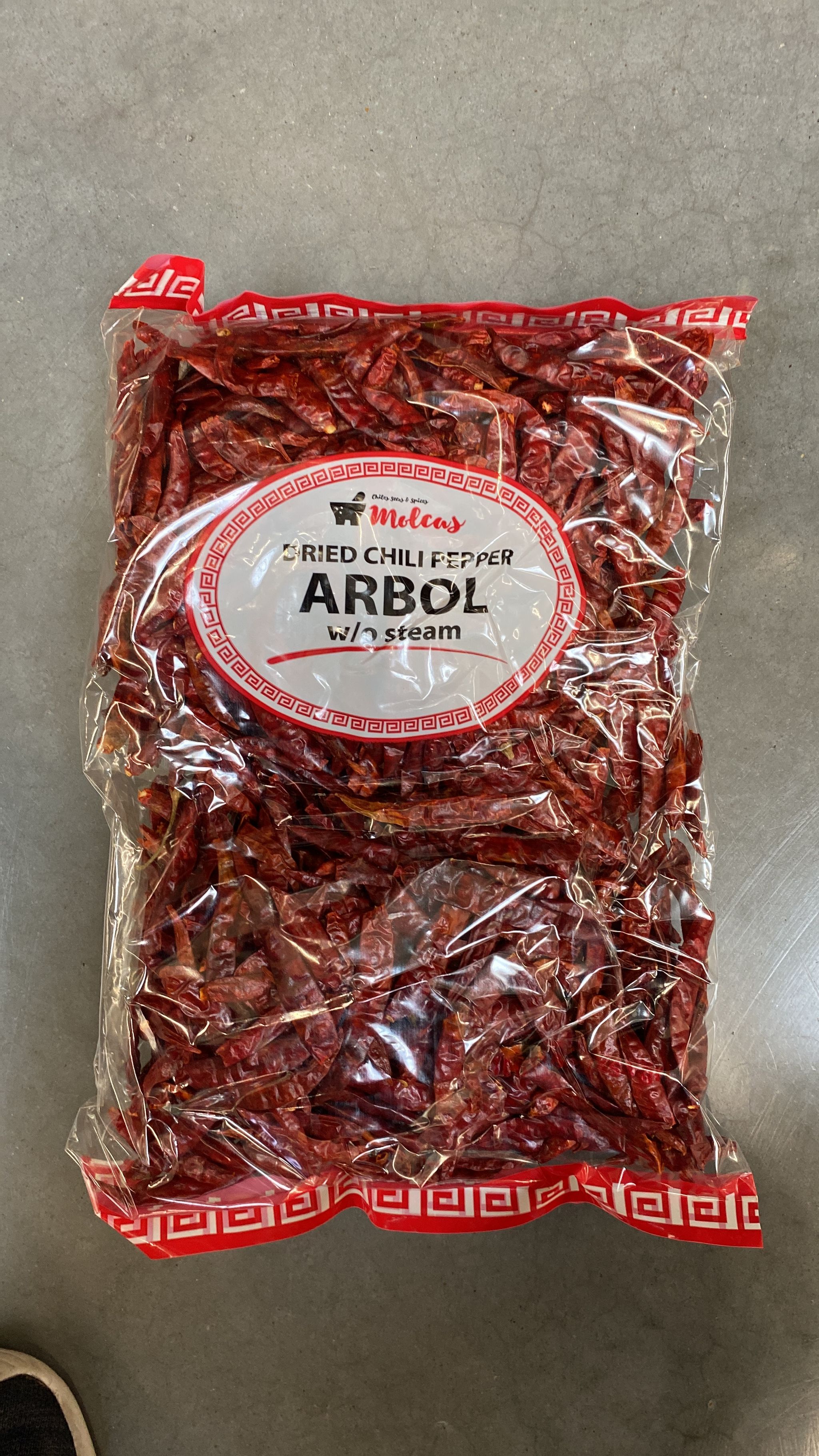 Dried ARBOL w/o Steam Molcas 16oz_0