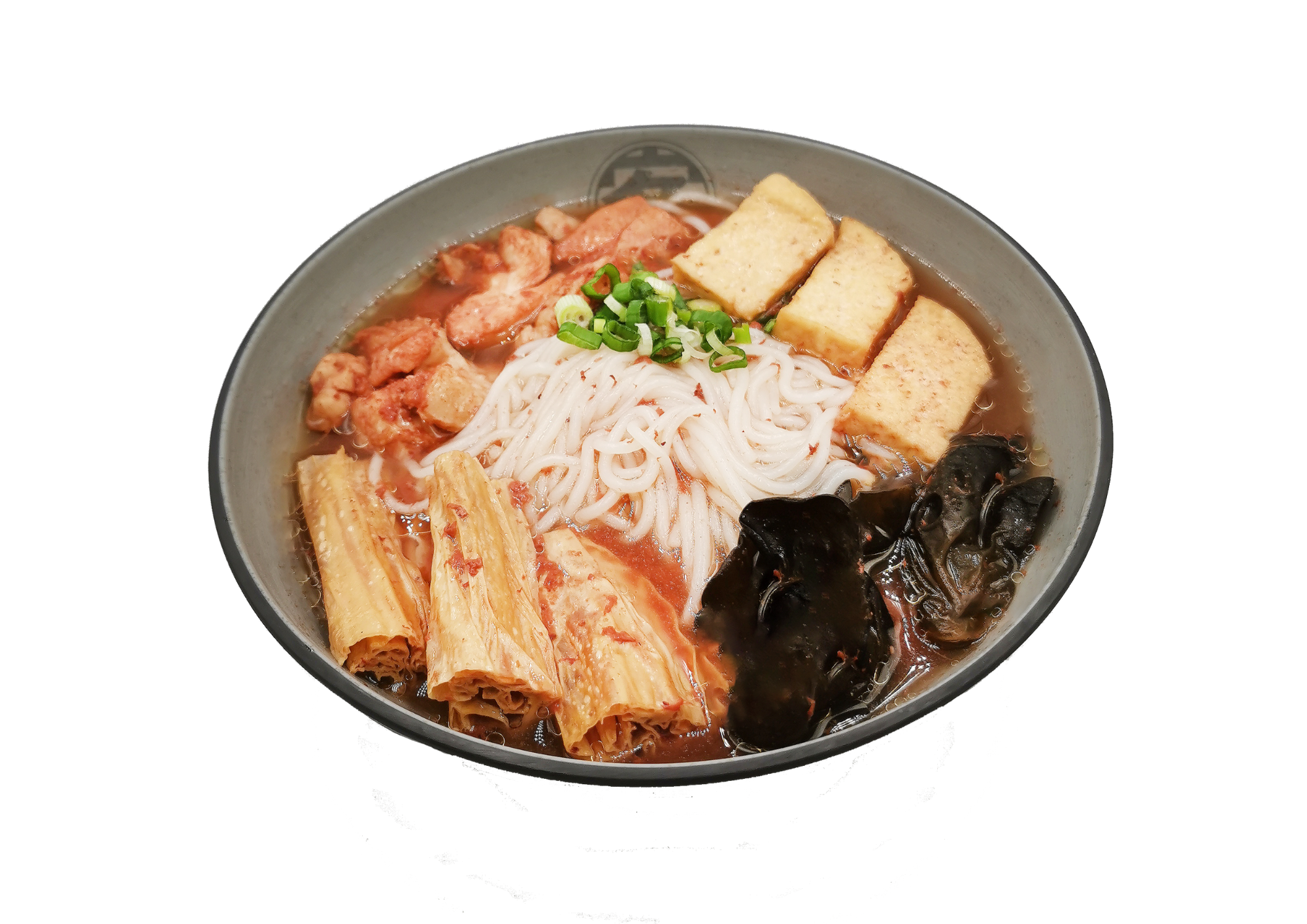 Red Wine Chicken Rice Noodle Soup with Egg_0