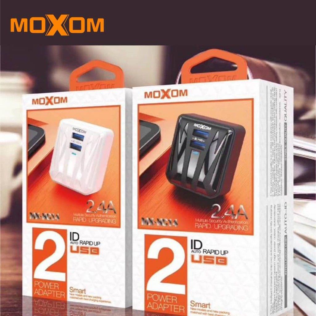 MOXOM MX-HC14 2 USB POWER ADAPTER 2.4A_0