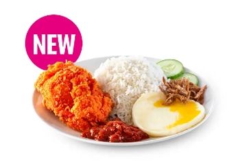 Nasi Lemak McD + 1pcs Ayam Goreng McD Spicy_0