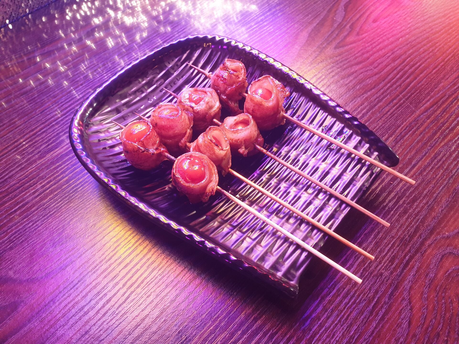 Cherry Tomato wrapped with Pork Belly BBQ Stick 三层肉包小番茄烤串_1