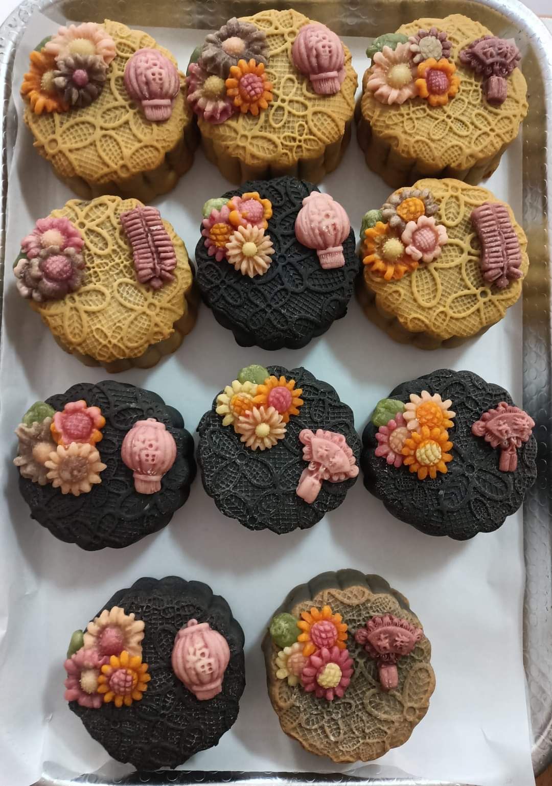 Baked Foral Mooncake _4