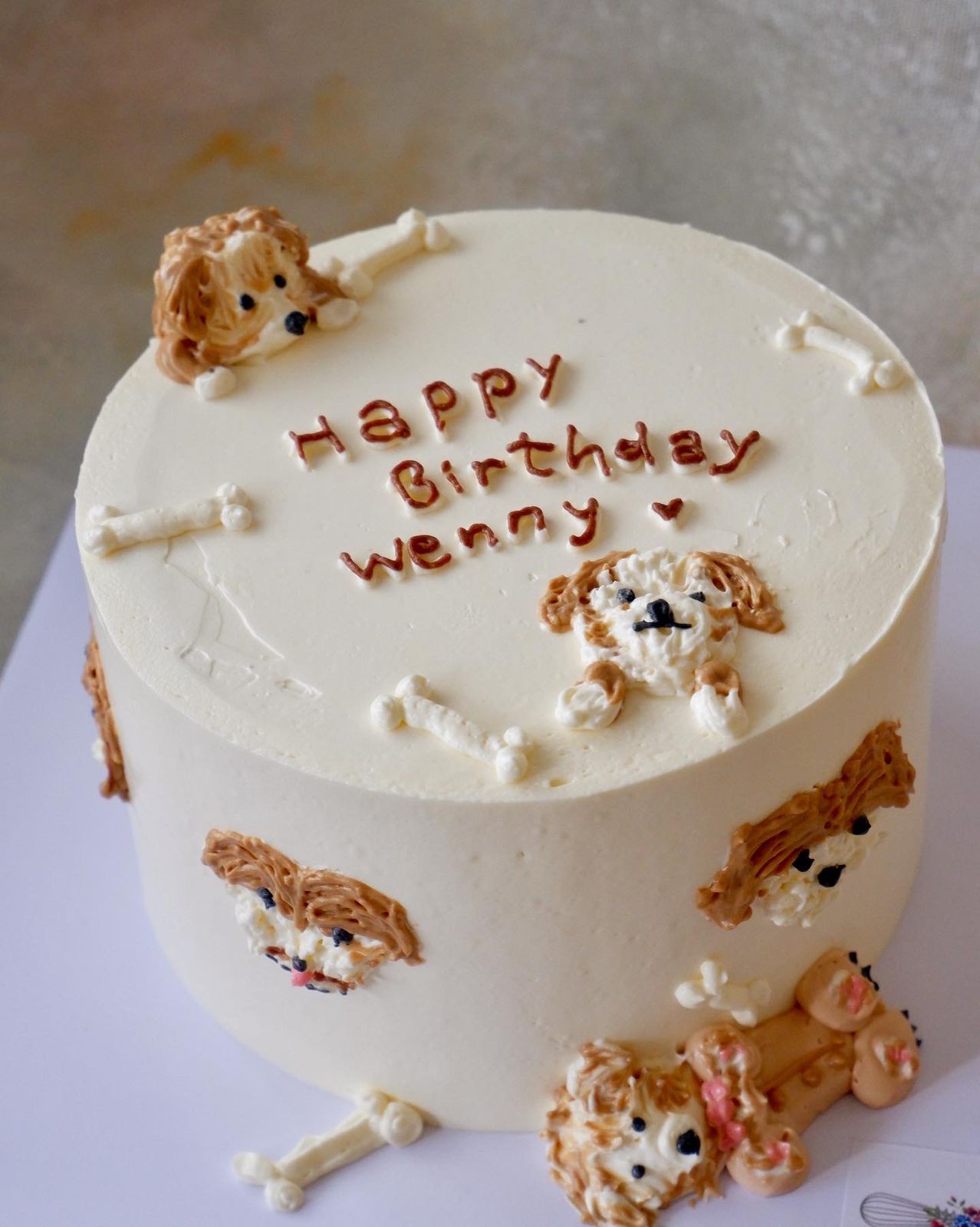 KOREAN BUTTERCREAM PAINTING CAKE_0