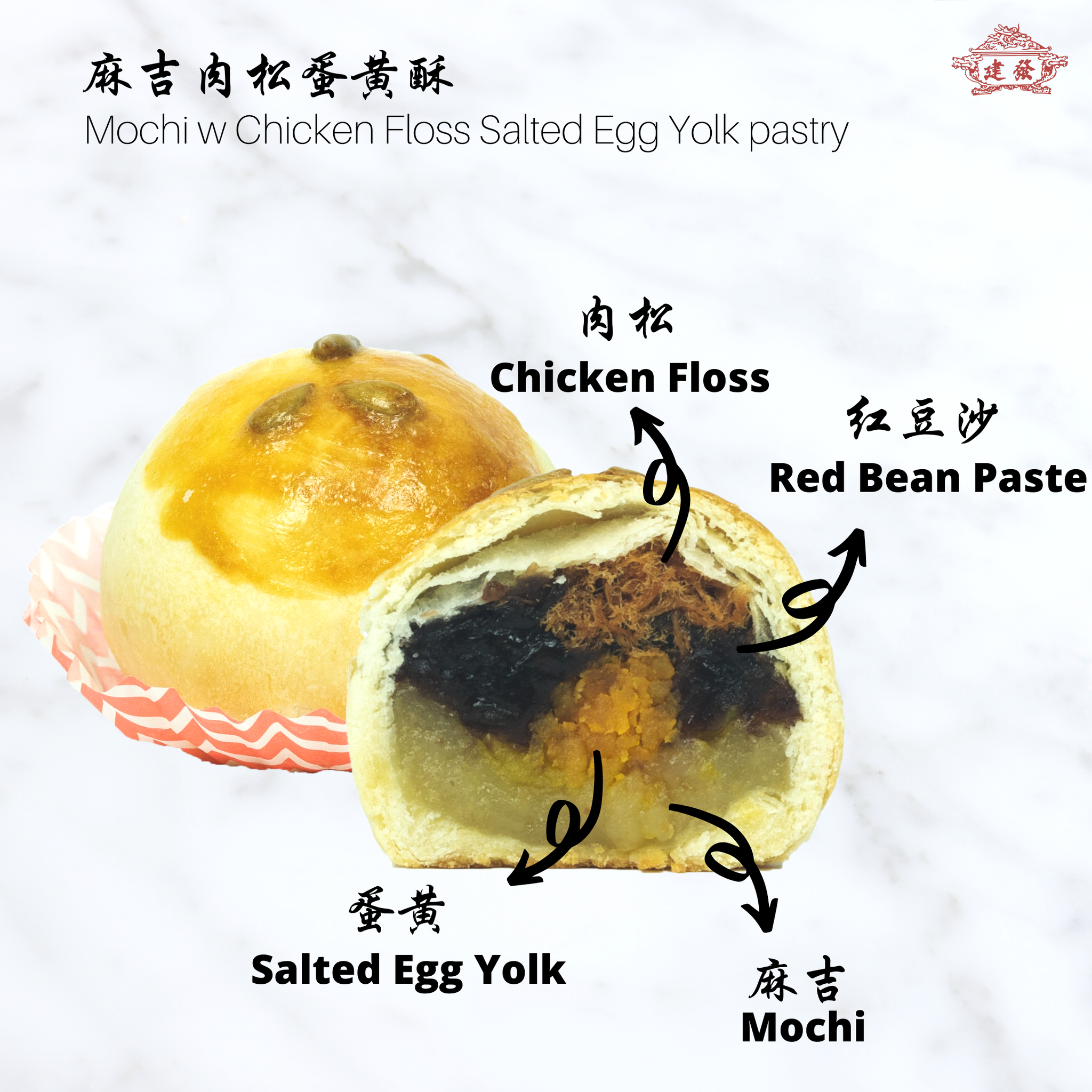 Salted Egg Yolk Mooncakes / 蛋黄酥_6