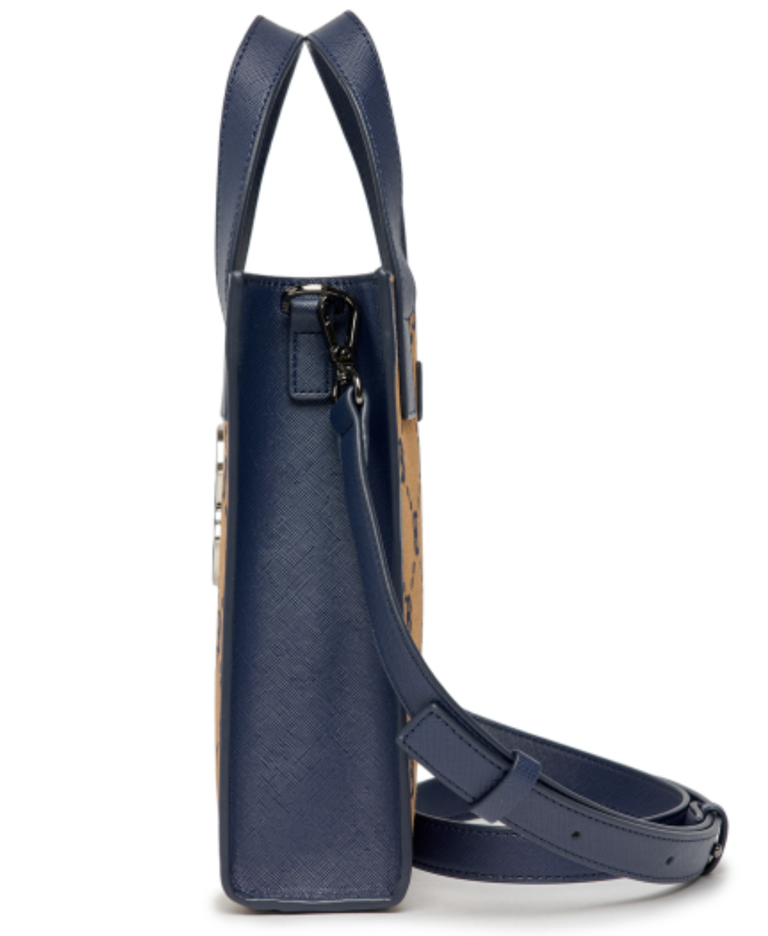 Diamond Monogram Jacquard Small Tote Crossbody Bag - B46_2