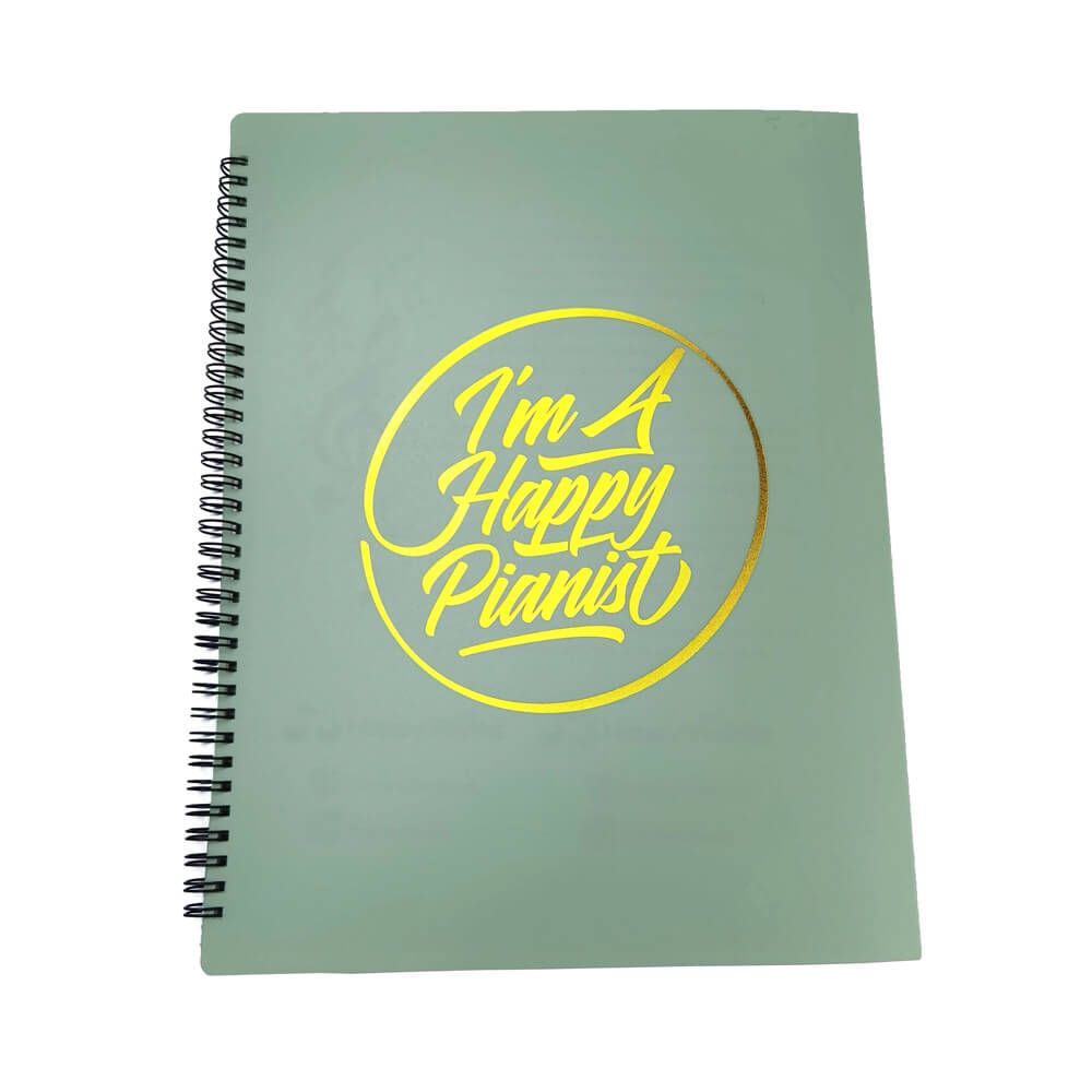 I'm A Happy Pianist Music Sheet Folder 4-Page Extended, A4 Size, 10 Sleeves, 40 Pages (5 Colours)_6