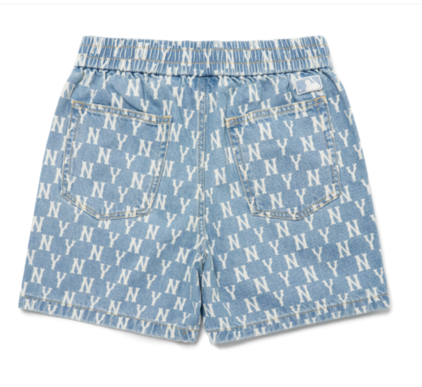 Uni Classic Monogram Denim Shorts - C34_1