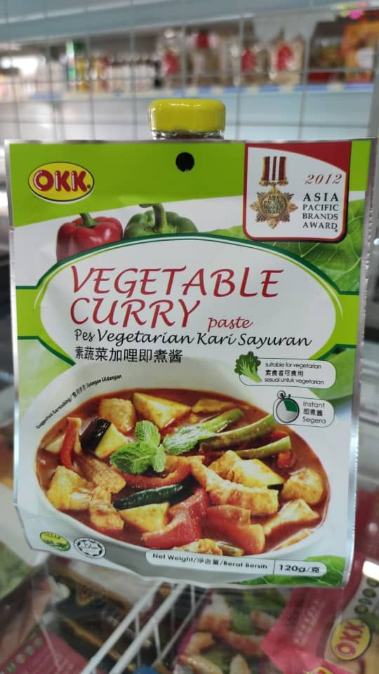 OKK 素蔬菜咖喱即煮料_0