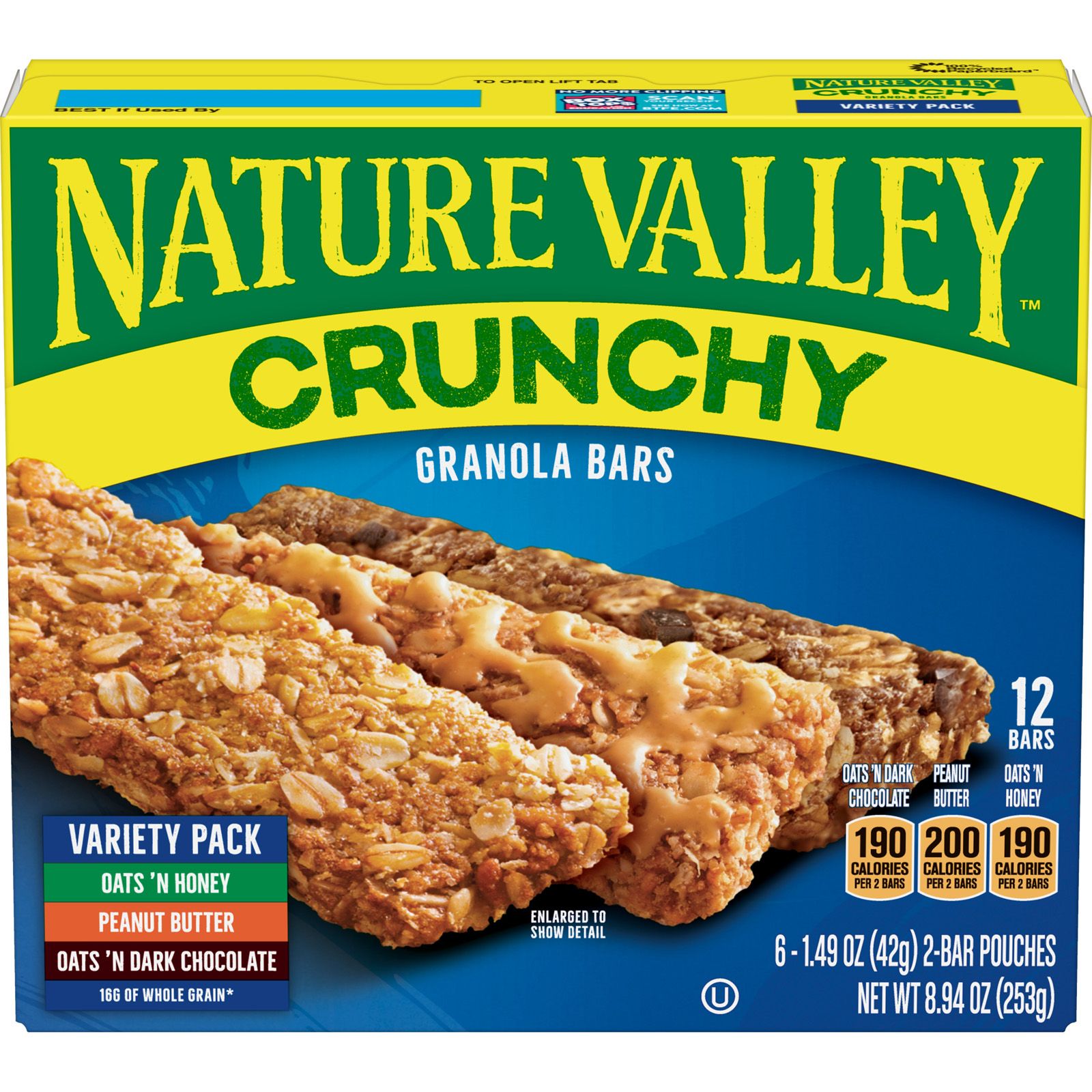 NV CRUNCHY GRANOLA BARS VARIETY PACK 42G (GMS-AAA-NVG3000268)_0