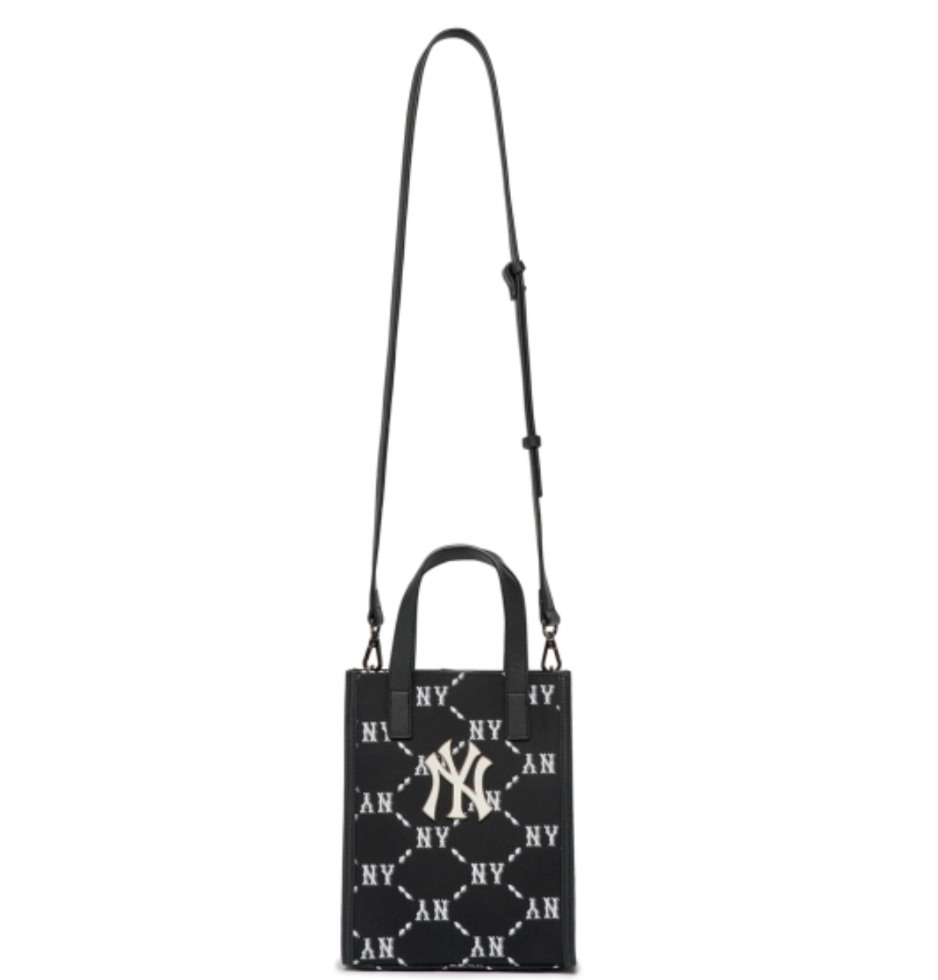 Diamond Monogram Jacquard Small Tote Crossbody Bag - B45_3