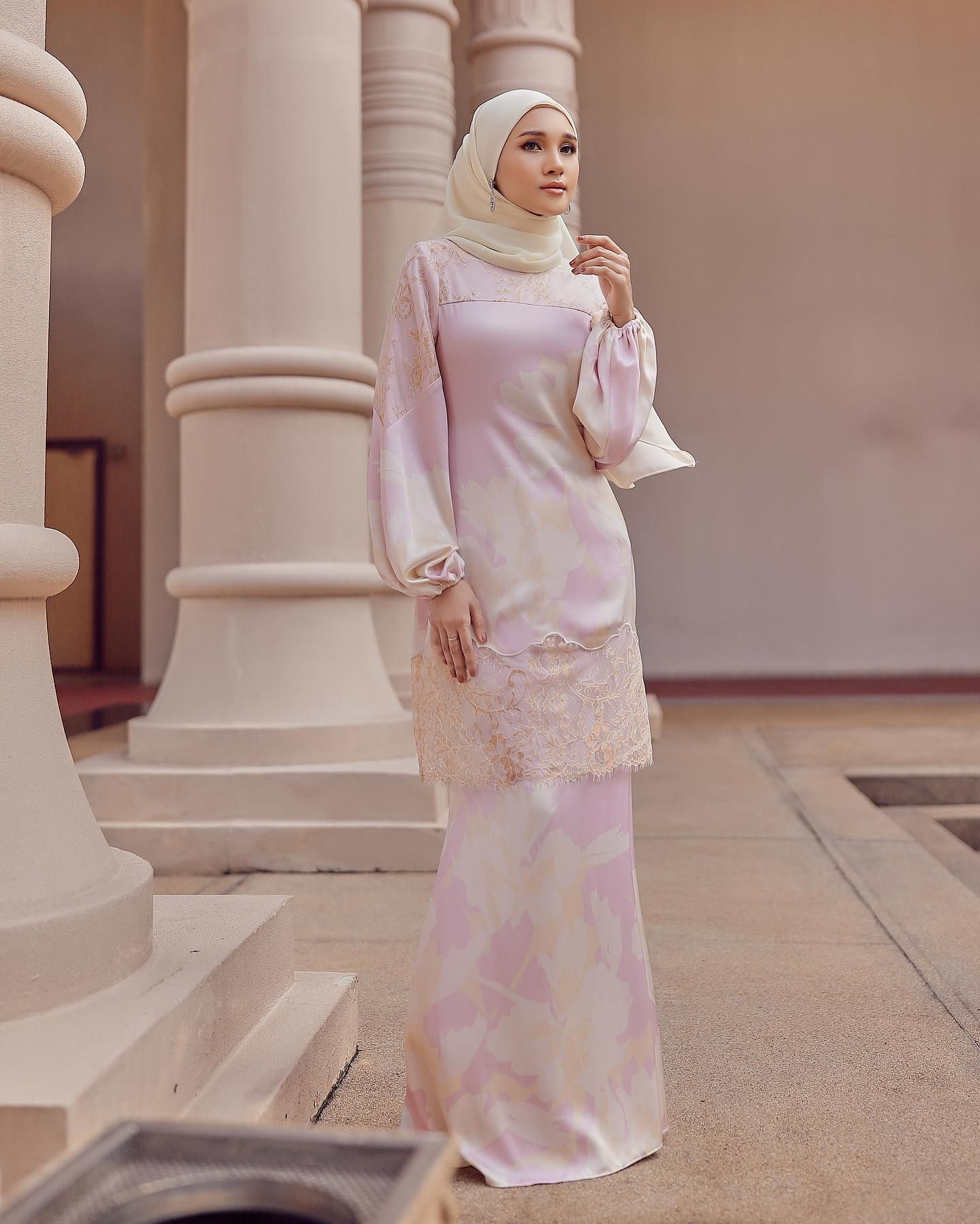 RAMONA LACE KURUNG - PINK_1