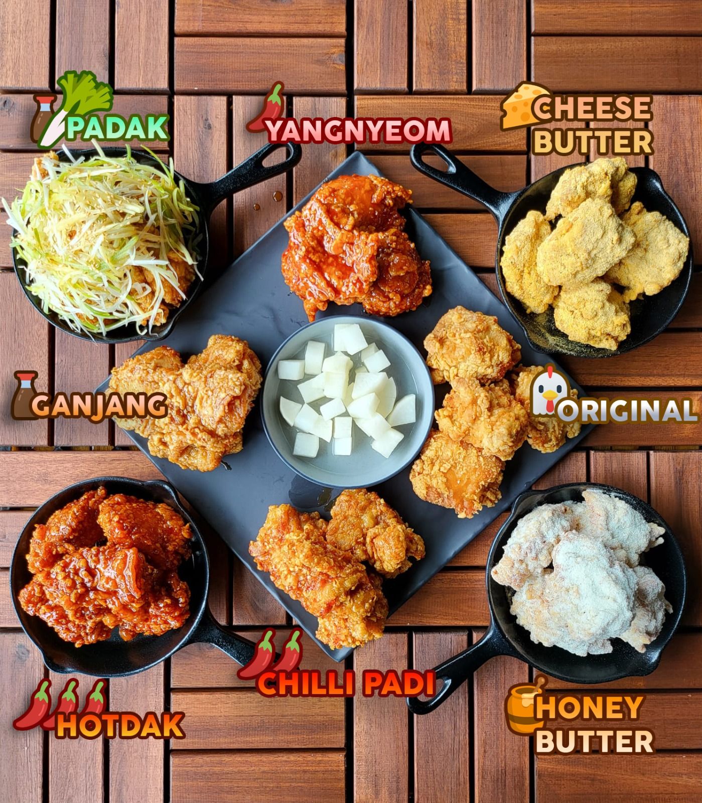 치킨 반마리 Korean Chicken - Half Portion (8 Pcs)_0