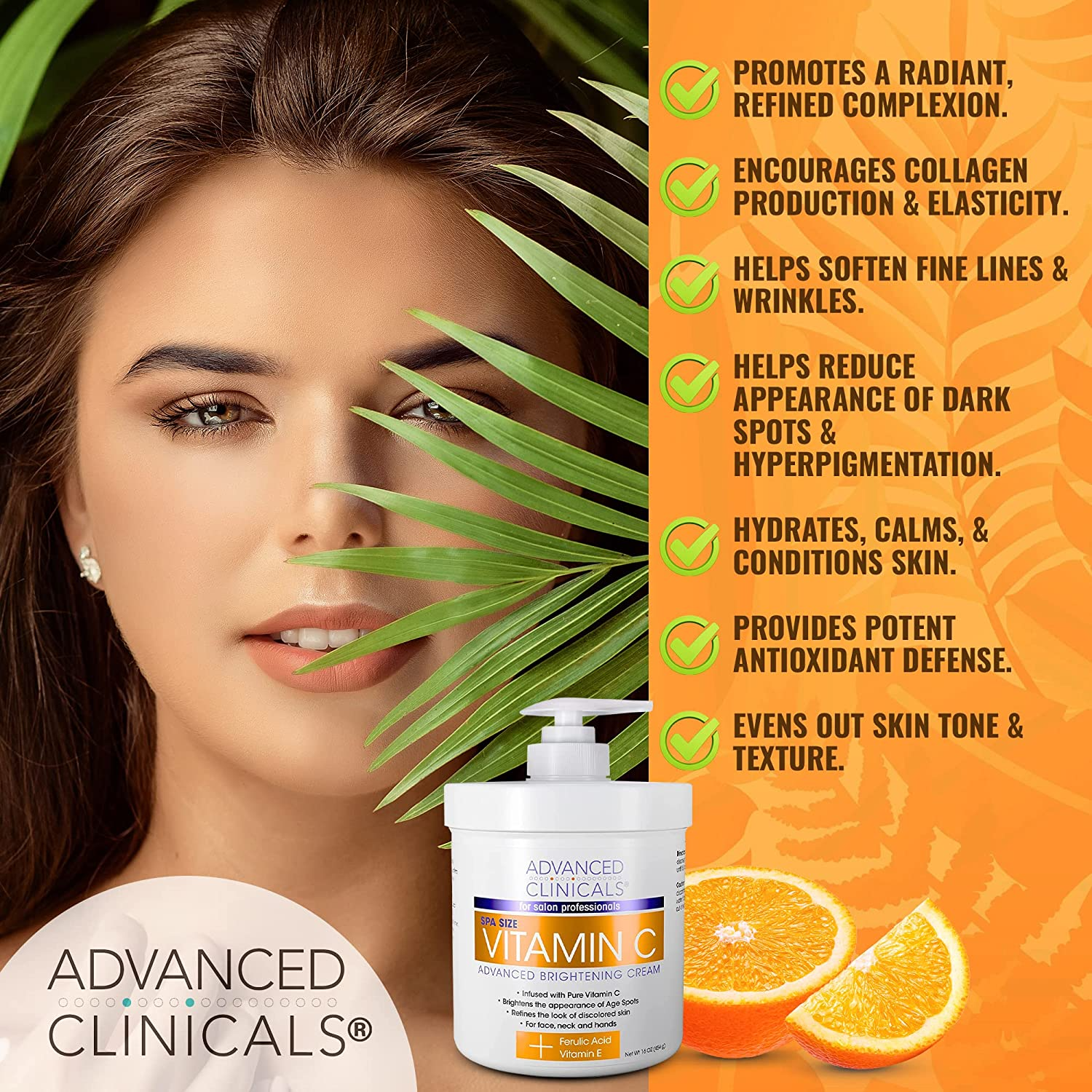 Advanced Clinicals Vitamin C Brightening Face & Body Cream_1