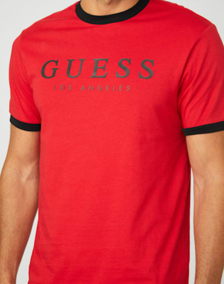GUESS Red Logo T-Shirt_2