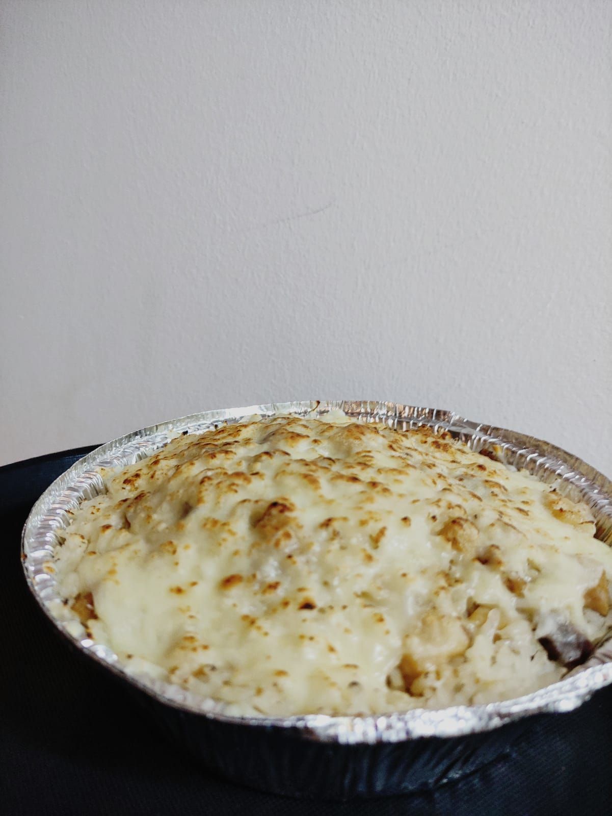 Baked Rice with Cheese and Real Pork Bits _0