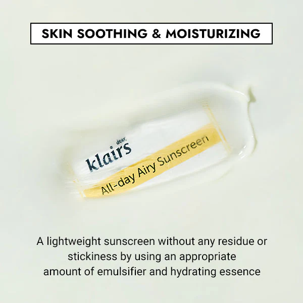 Dear, Klairs All-day Airy Sunscreen 50ml_5