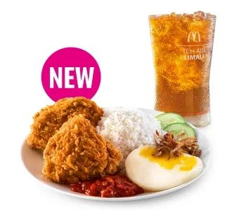 Nasi Lemak McD + 2pcs Ayam Goreng McD Regular Meal_0