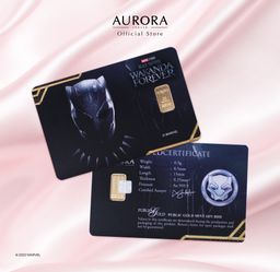 AURORA ITALIA LIMITED EDITION 0.5g GOLD BAR COLLECTIONS