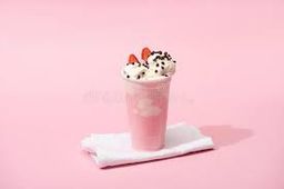 Strawberry Chocochips Milkshake