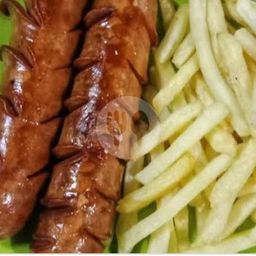 JUMBO BOCKWURST WITH FRIES