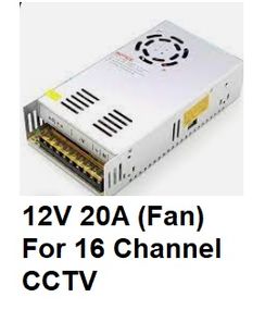 DC Power supply   12V 20A  250W with Fan