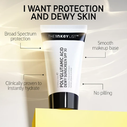 The INKEY List Polyglutamic Acid Dewy Sunscreen SPF30 50ml
