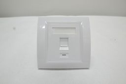PL-N0301 (EVO Single Port RJ45 86x86mm UK Type Faceplate)