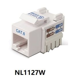 NL-1127W (EVO Cat 6 UTP 180� Keystone Jack(White))