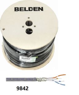 9842 24AWG 2-Pair Low Capacitance Computer EIA RS-485 Cable