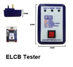 13A ELCB & SOCKET TESTER ELCB TRIPS TEST BELOW 150mA,300mA
