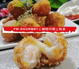 Golden Cheese Prawn Ball 黄金芝士虾球