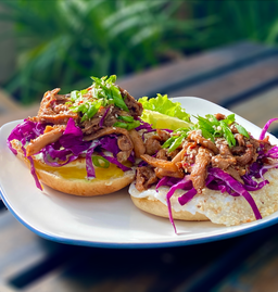 Vegetarian Teriyaki Mushroom Bagel