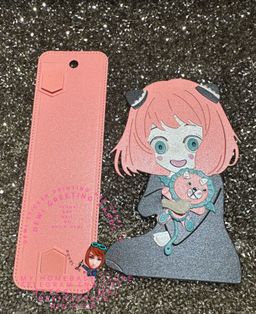 Bookmark With Attached Anya