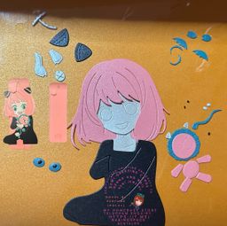 DIY SET -Bookmark With Anya