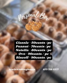  Personal Box Bomboloni
