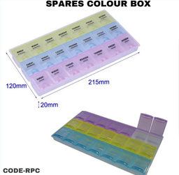 Spares colour box