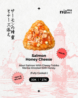 Onigiri 🍙 - Salmon Honey Cheese