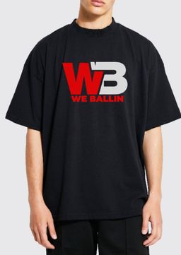 We Ballin Logo White Tee
