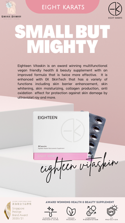 Eight Karats Eighteen Vitaskin Nutricosmetic Supplement