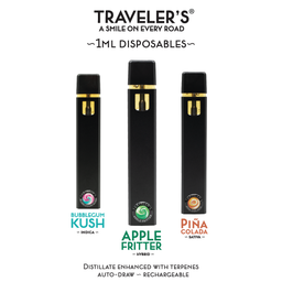 Traveler’s | Apple Fritter | 1ml | Disposable | Rechargeable | Auto-Pull Device