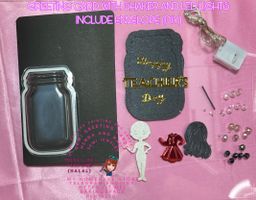 Greeting Card With Shaker And Led Light (DIY)