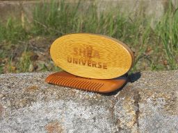 Beard brush and comb set