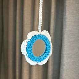 Smiley Mirror Bag Charm 